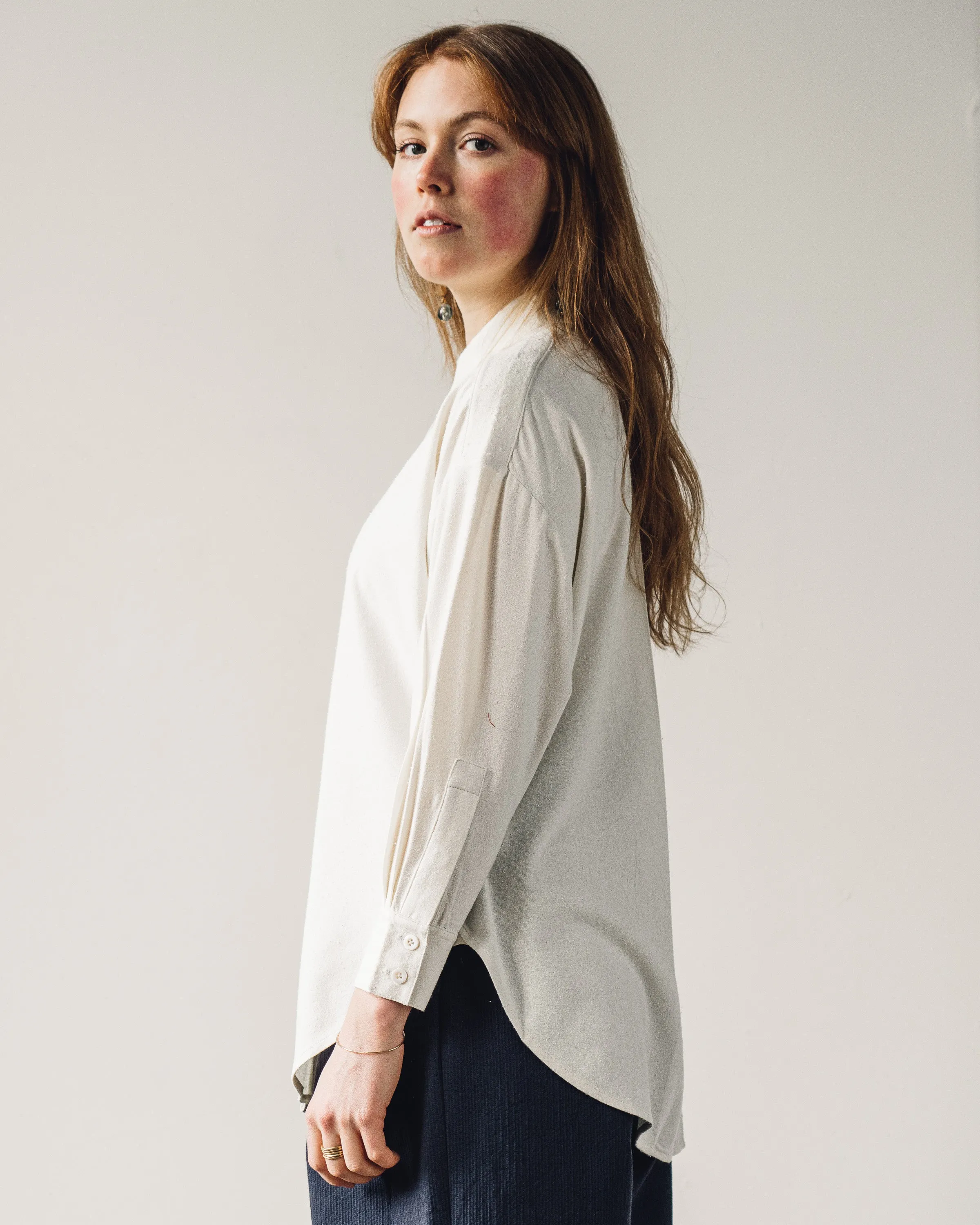 7115 Signature Dolman Shirt, Off-White