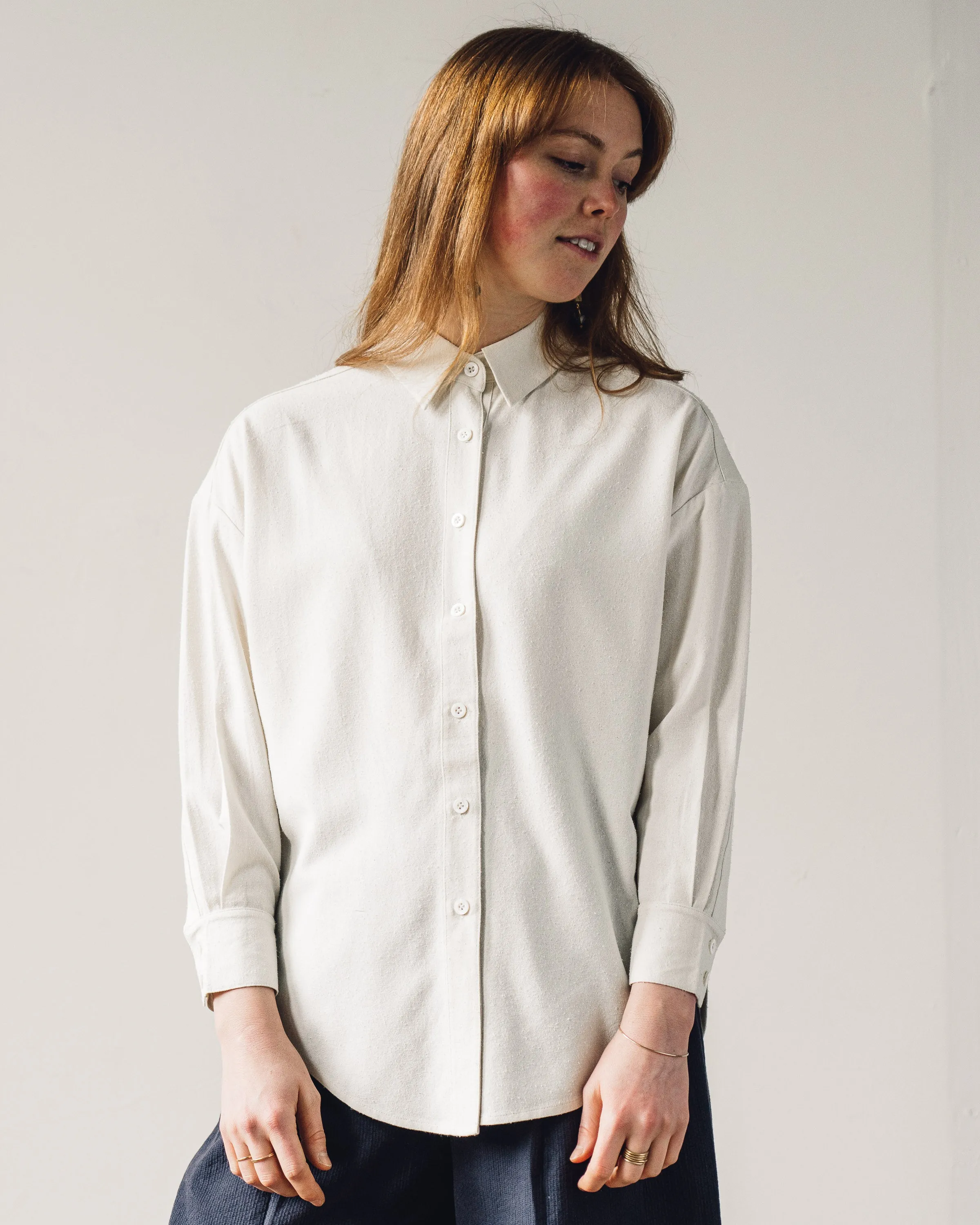 7115 Signature Dolman Shirt, Off-White