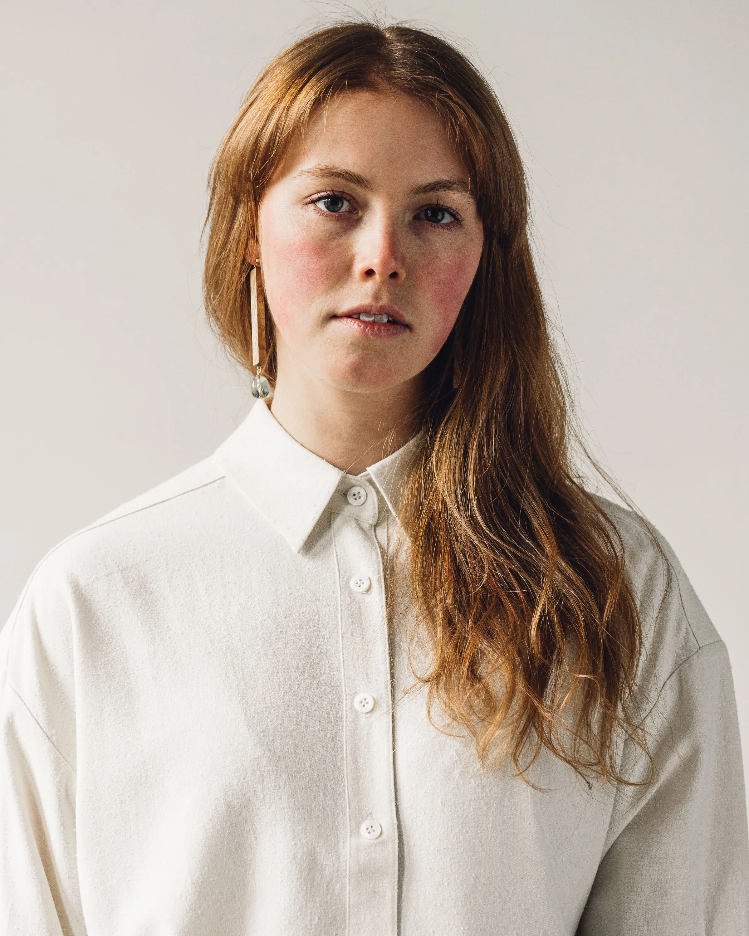 7115 Signature Dolman Shirt, Off-White