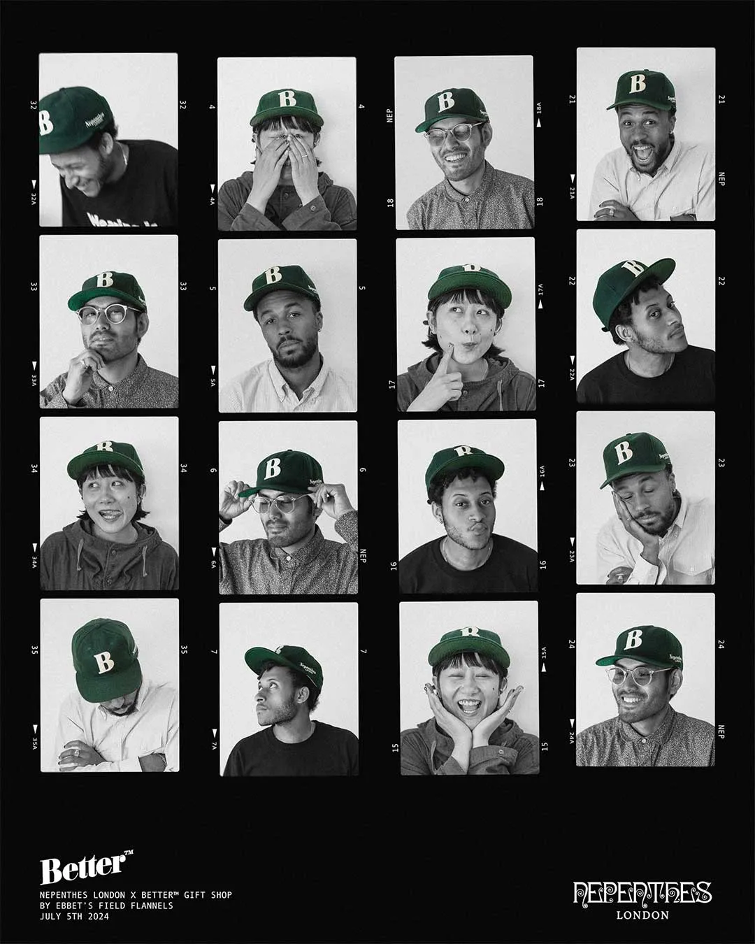 Baseball Cap – Bottle Green / Cream Wool