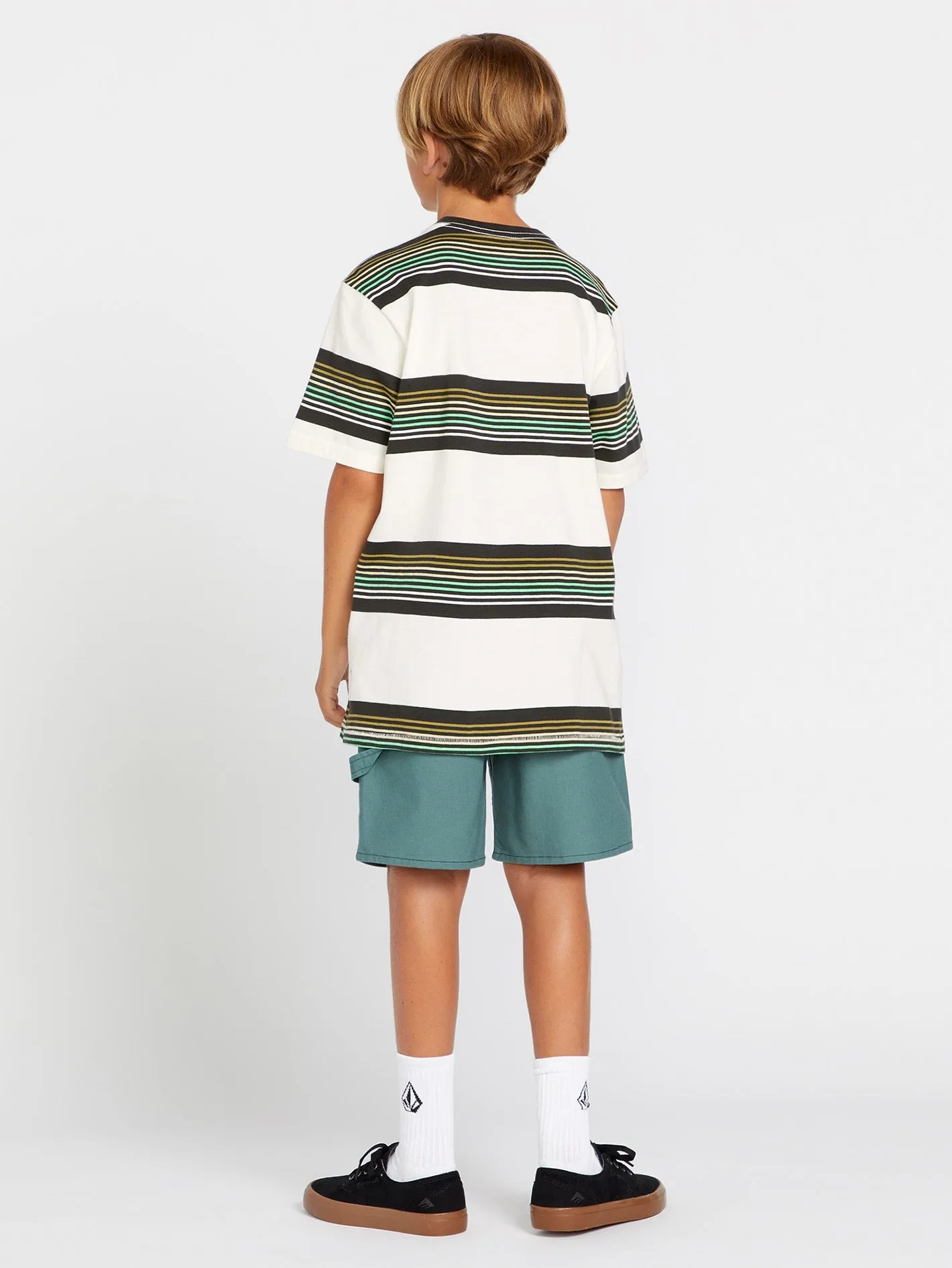 Big Boys Krafter Elastic Waist Shorts - Service Blue