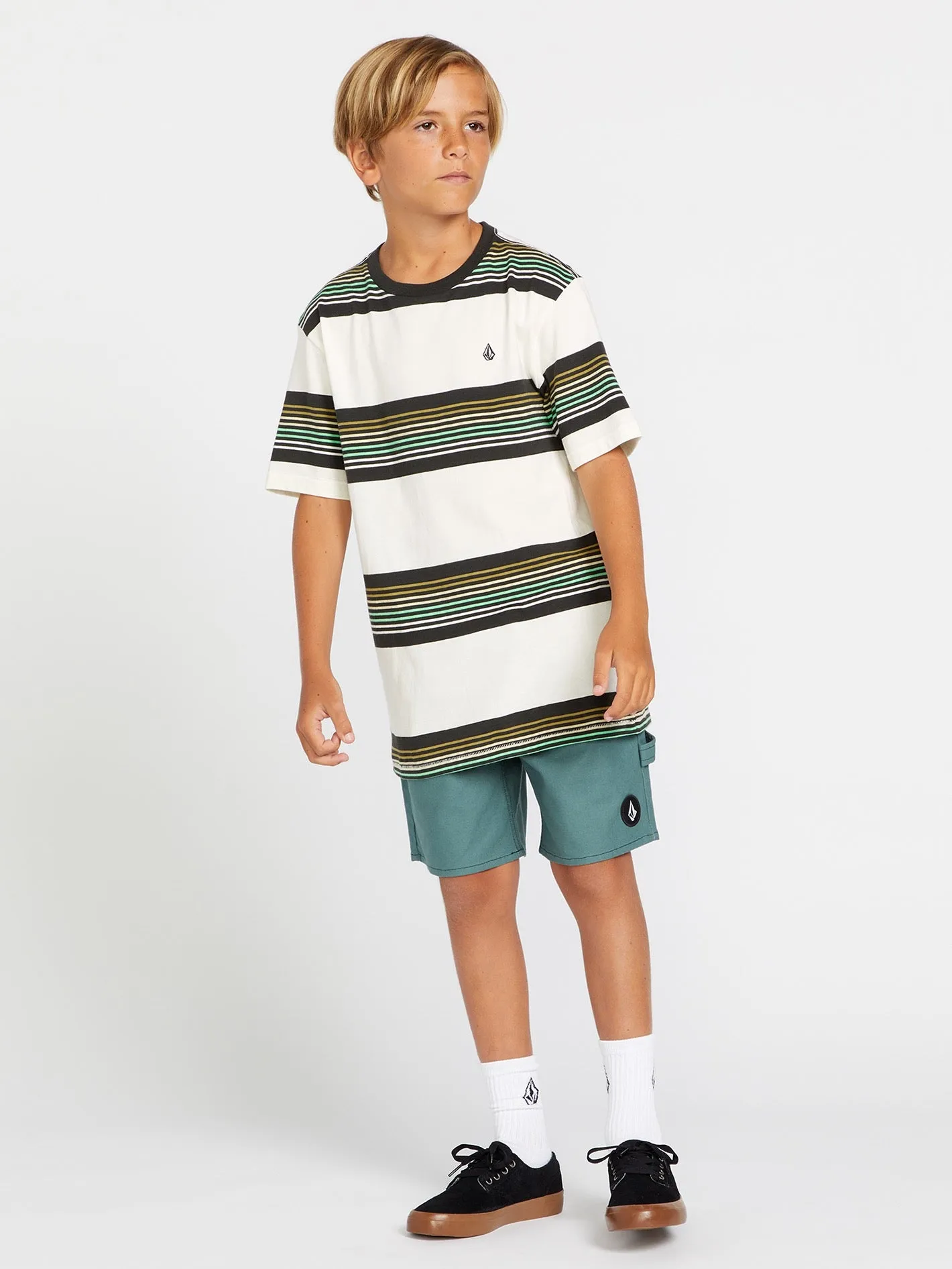 Big Boys Krafter Elastic Waist Shorts - Service Blue