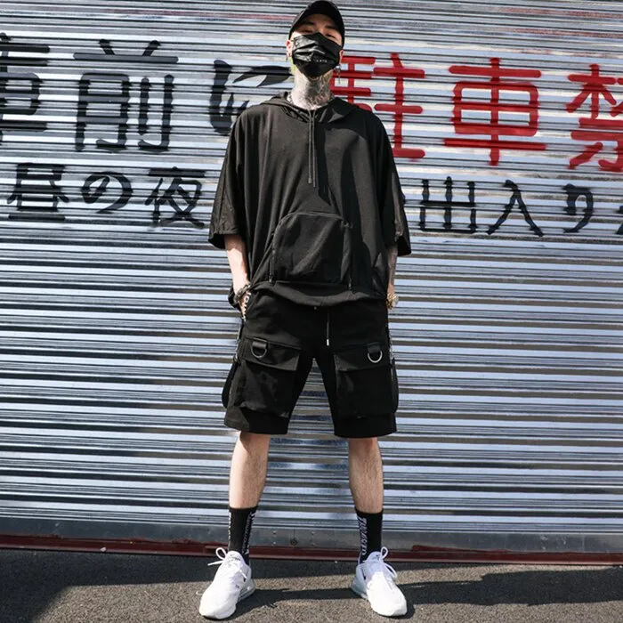 Black Bermuda 'Origin' Shorts