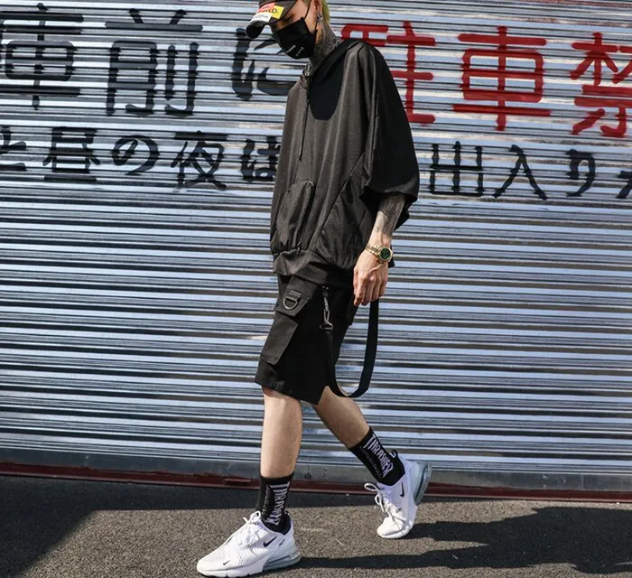 Black Bermuda 'Origin' Shorts