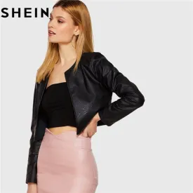 Black Mini Leather Jacket