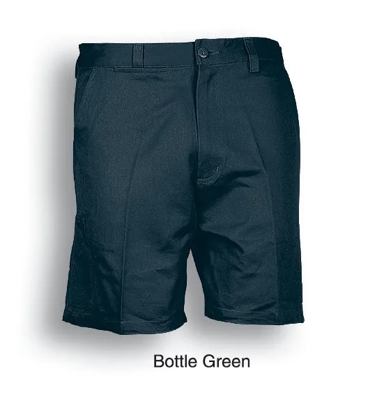 Bocini Cotton Drill Work Shorts-(WK614)