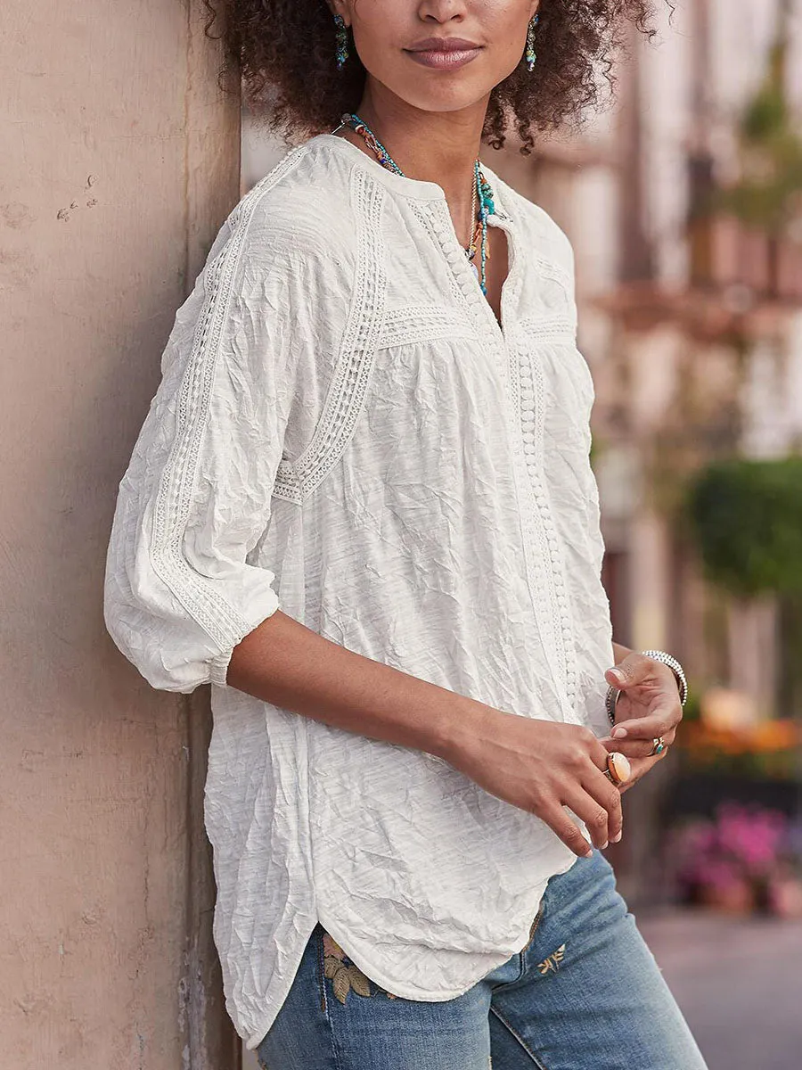 Casual Loose Long Sleeve T-Shirt