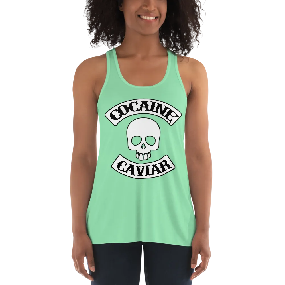 COCAINE  & CAVIAR CROSS BONES SKULL
