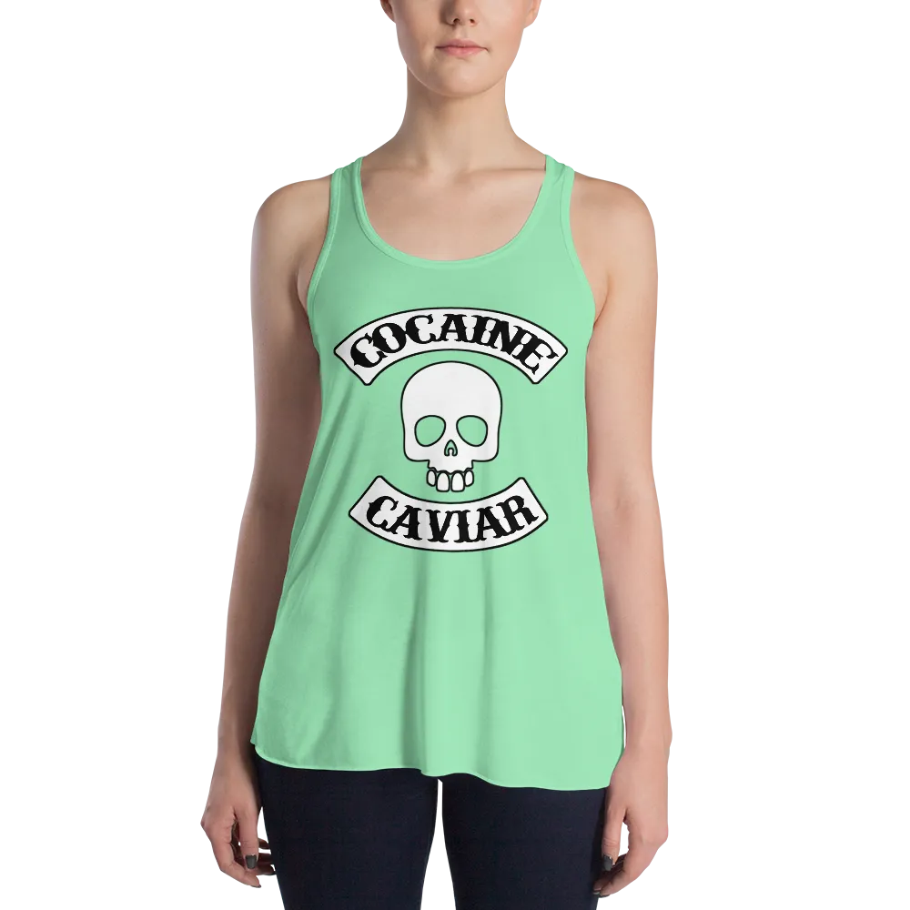 COCAINE  & CAVIAR CROSS BONES SKULL