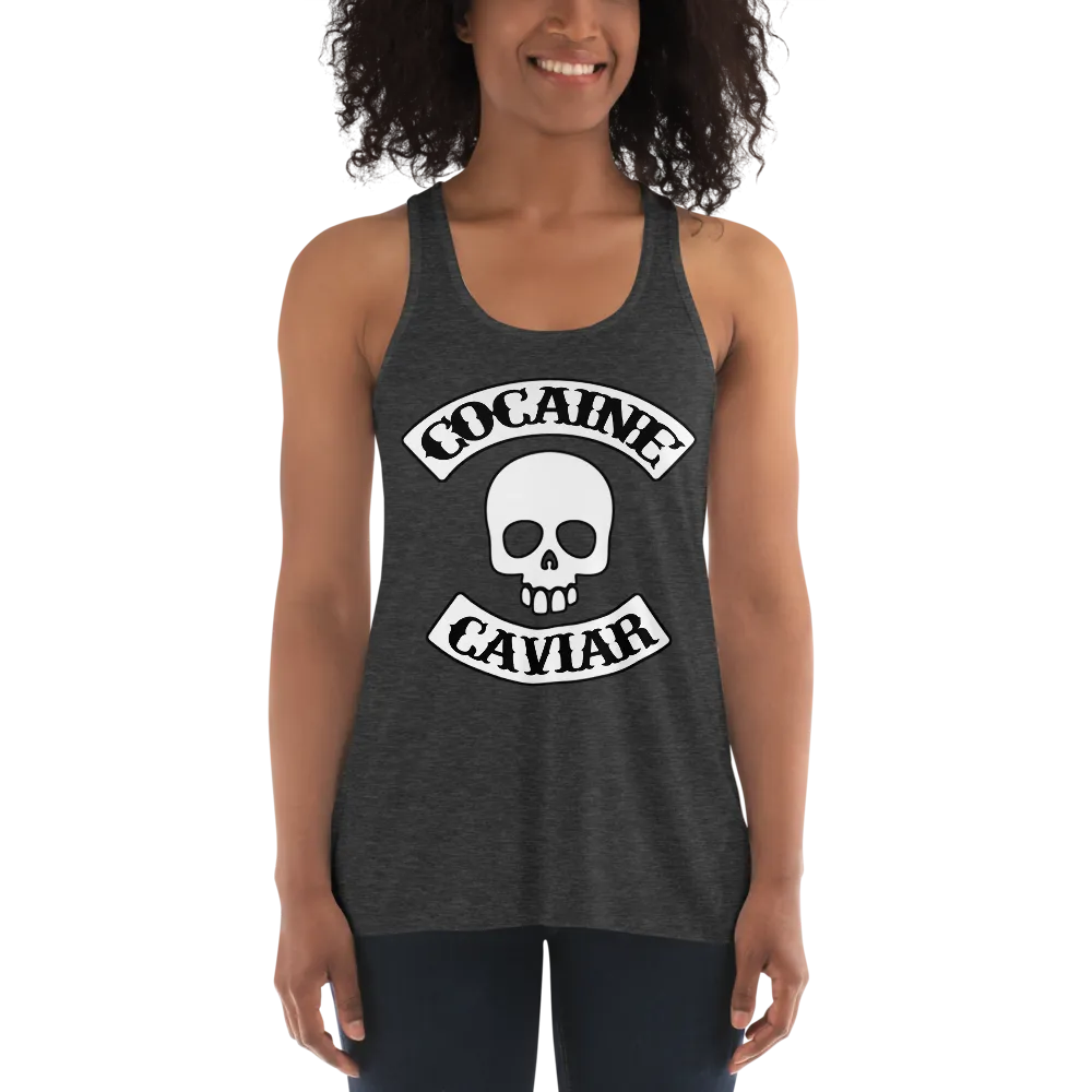 COCAINE  & CAVIAR CROSS BONES SKULL