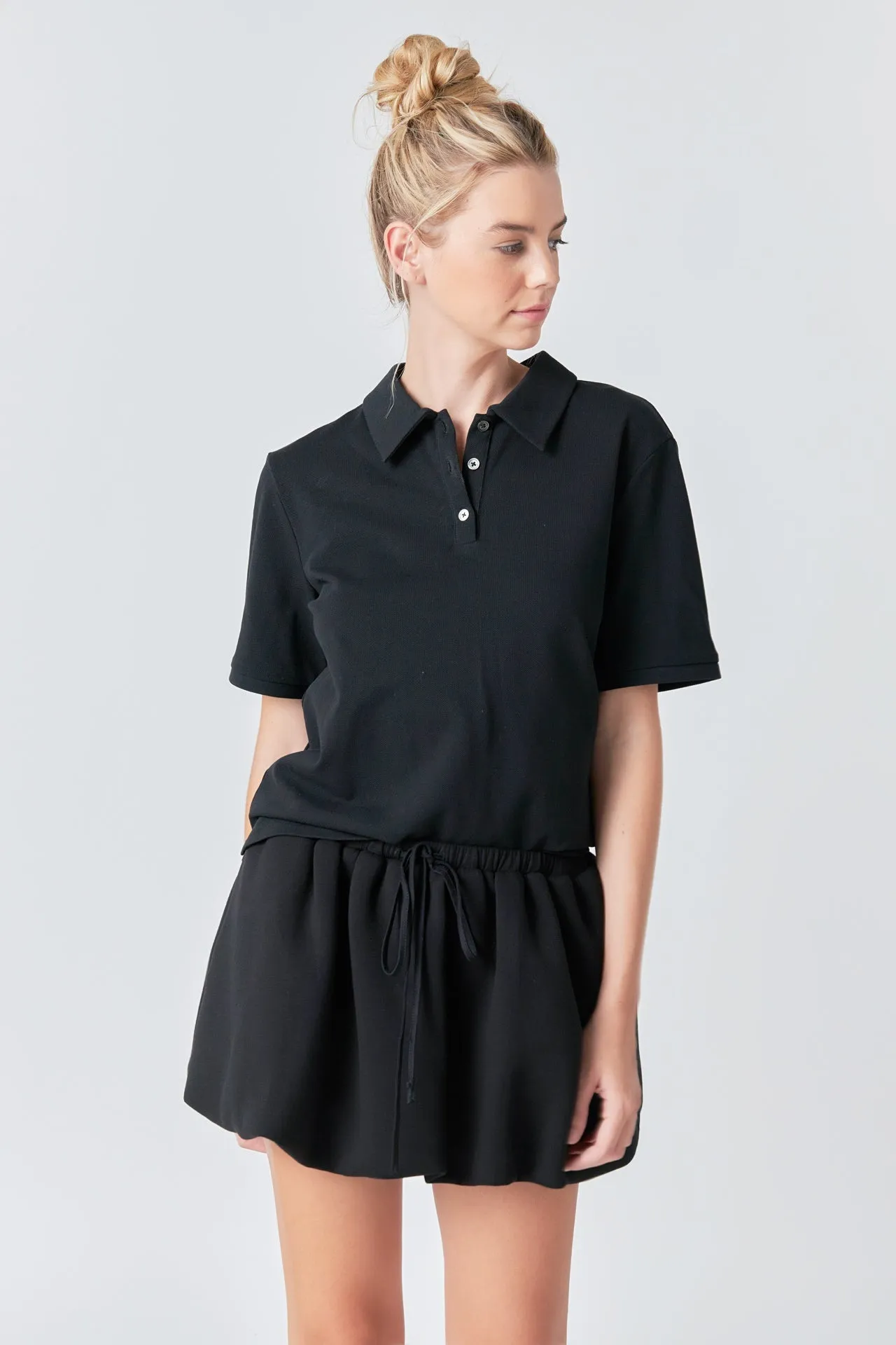 Grey Lab - Scuba Balloon Mini Skirt