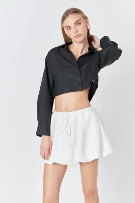 Grey Lab - Scuba Balloon Mini Skirt