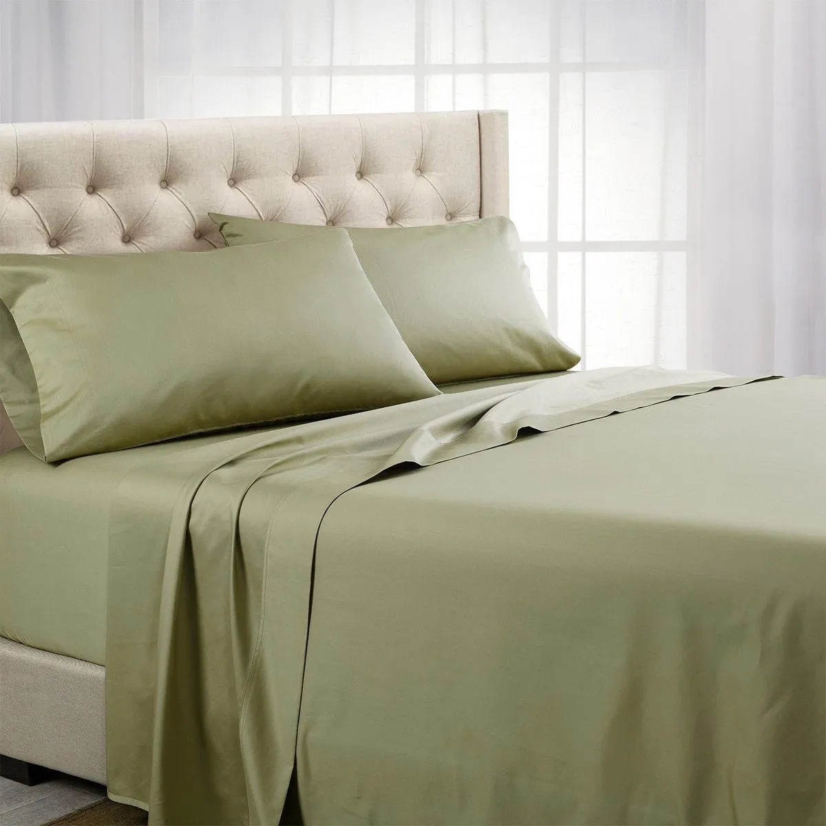 Heavyweight Olympic Queen 100% Cotton 1000 Thread Count Sheets Solid