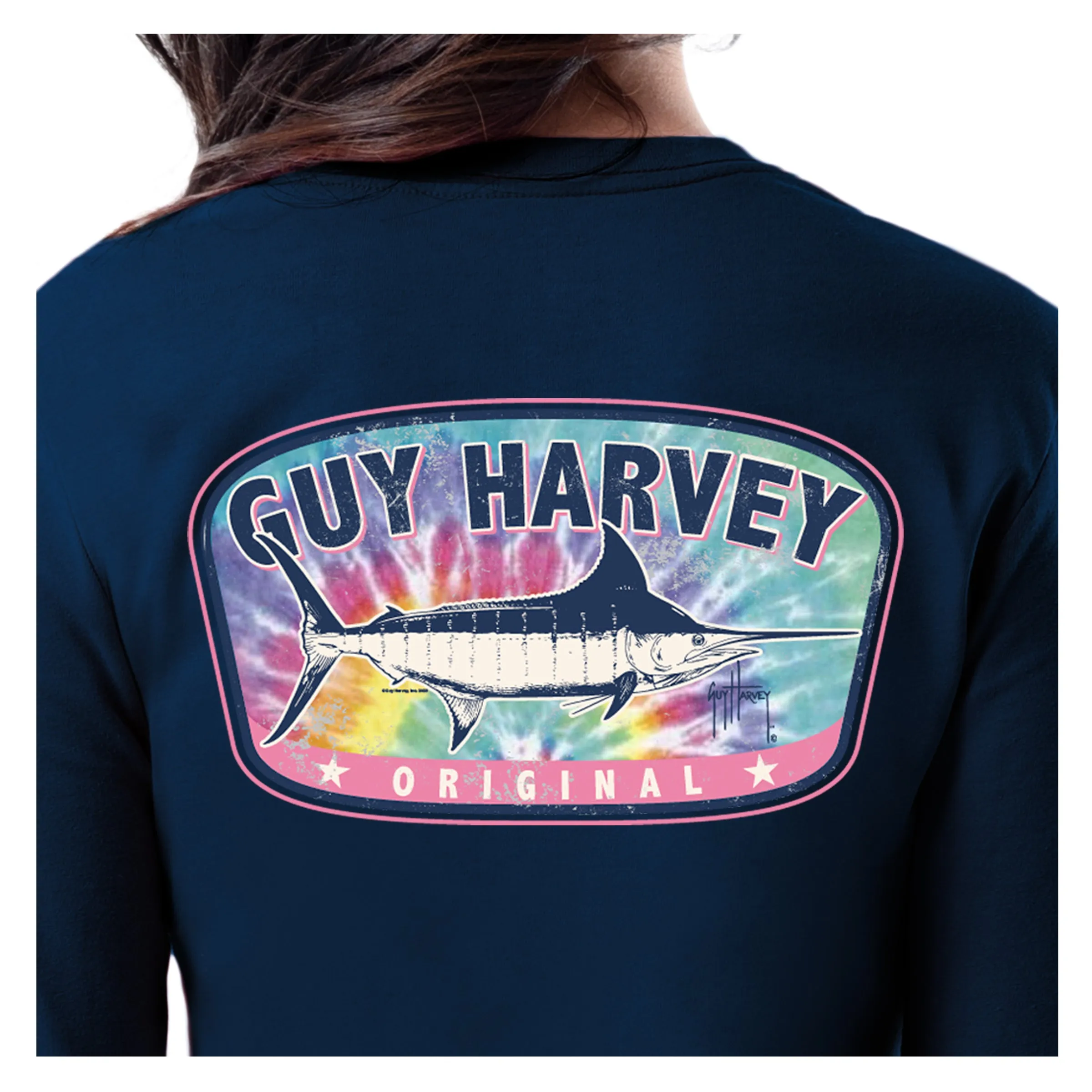 Ladies Marlin Long Sleeve Crew Neck T-Shirt