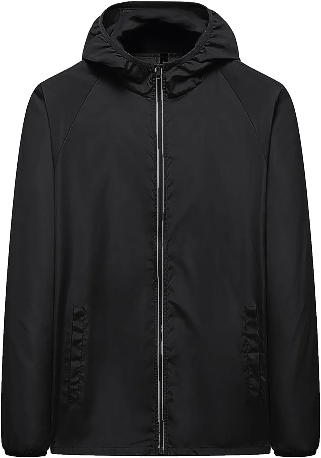 Lightweight Rain Jackets Women 2024 Plain Waterproof Windbreaker Jacket Women Packable Raincoat Rain Coats with Hood