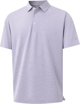 M MAELREG Mens Polo Shirts Short Sleeve Quick Dry Moisture Wicking Athletic Performance Jacquard Collared Golf Shirt for Men