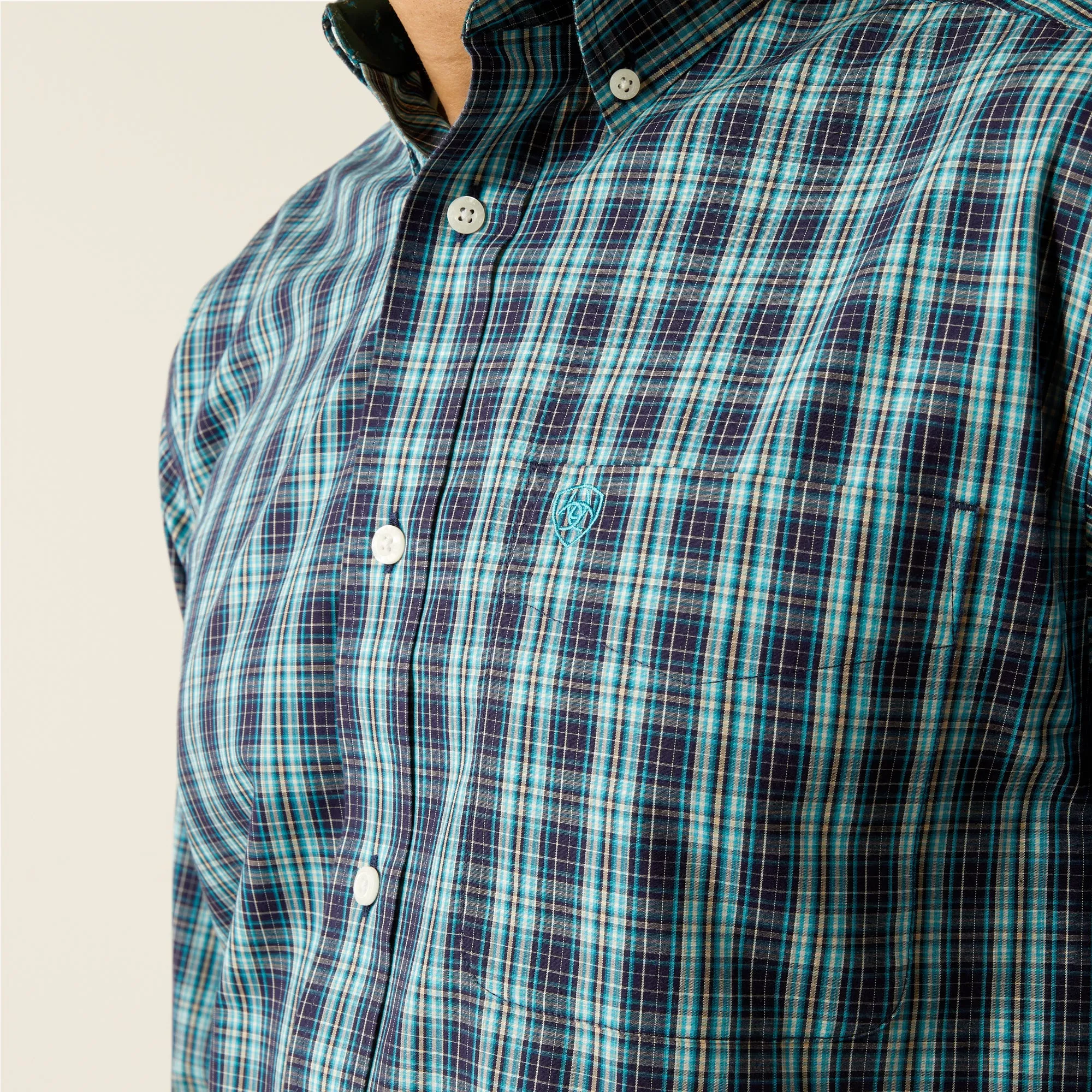 Men's Ariat Wrinkle Free Gibson Classic Fit Button Down Shirt #10052379X