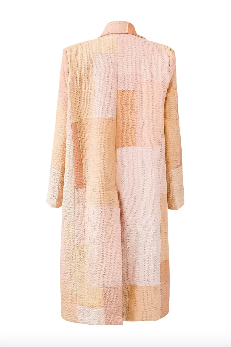 Officer Petal Kantha Coat, Pink Coat