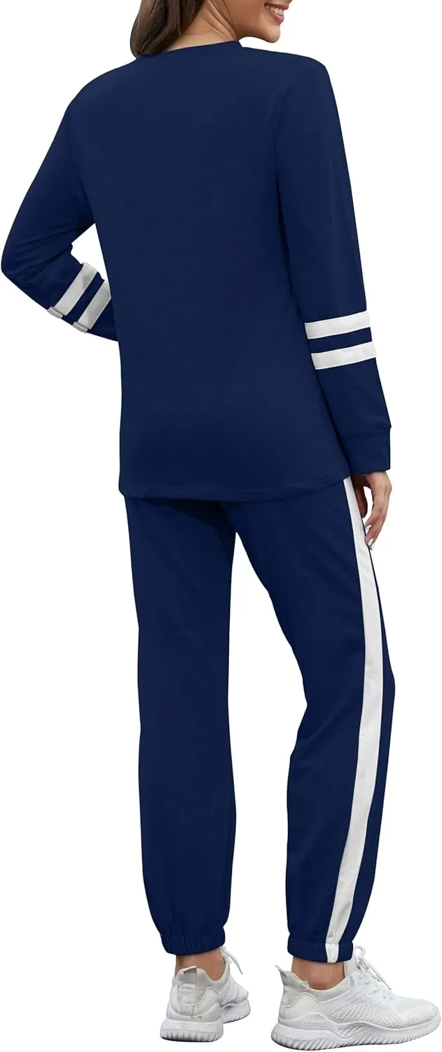 RUBZOOF Lounge Sets for Women 2 Piece Casual Travel Sweatsuits Outfits Loungewear Matching Sets Women Clothing S-3XL