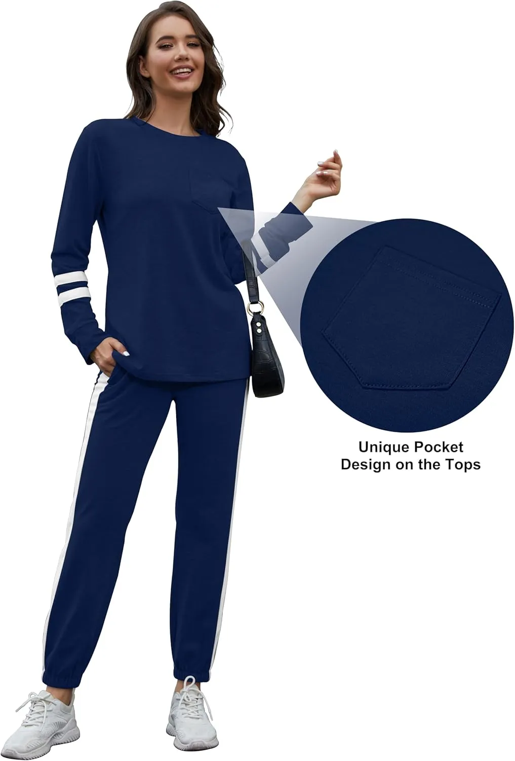 RUBZOOF Lounge Sets for Women 2 Piece Casual Travel Sweatsuits Outfits Loungewear Matching Sets Women Clothing S-3XL