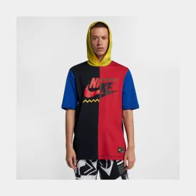Sportswear NYC Wildcard Mens Hoodie (Black/Red/Blue)