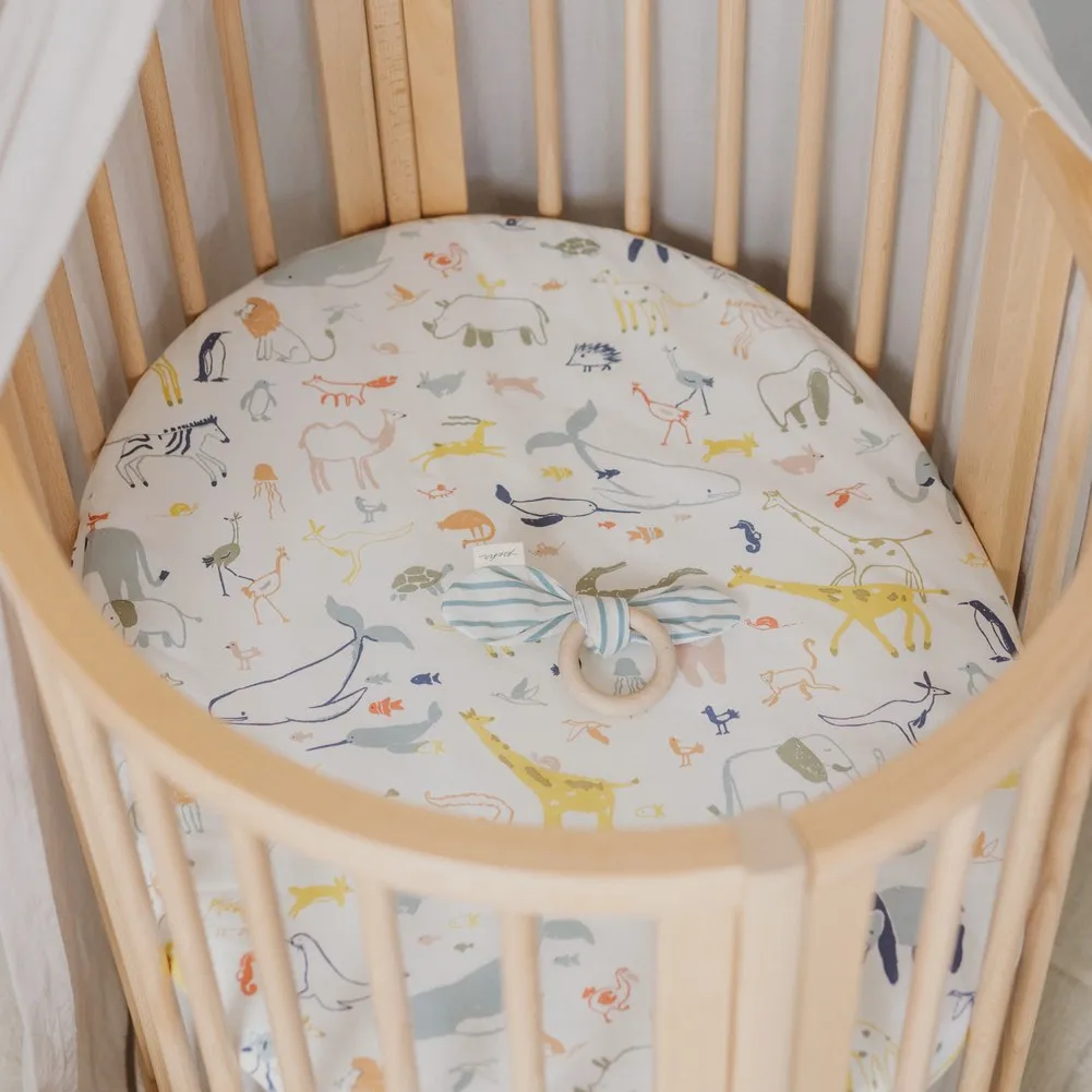 Stokke x Pehr Organic Cotton Mini Crib Sheet for Stokke Sleepi Mini V3