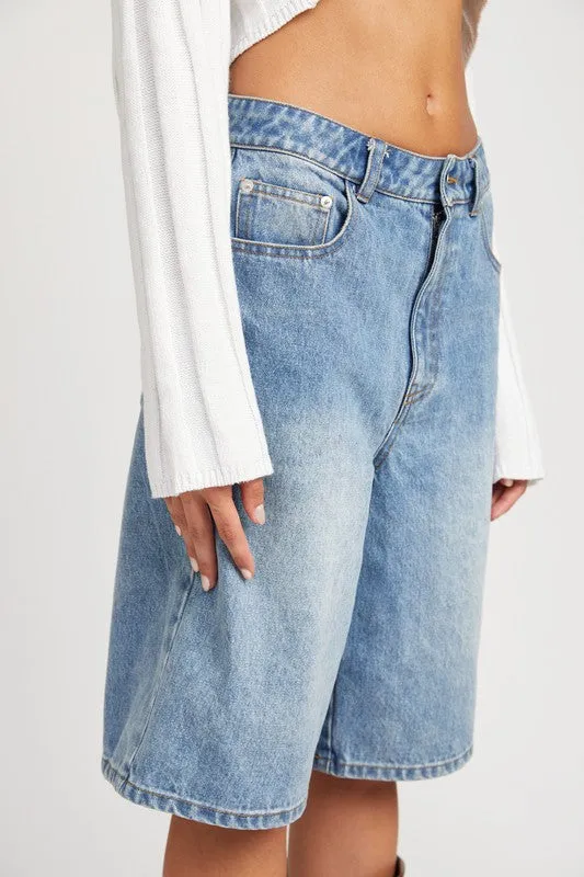 TEEK - DENIM BERMUDA SHORTS