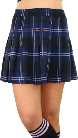 ToBeInStyle Womens Flared Above Knee Basic Versatile Stretchy A-line Skater Skirt