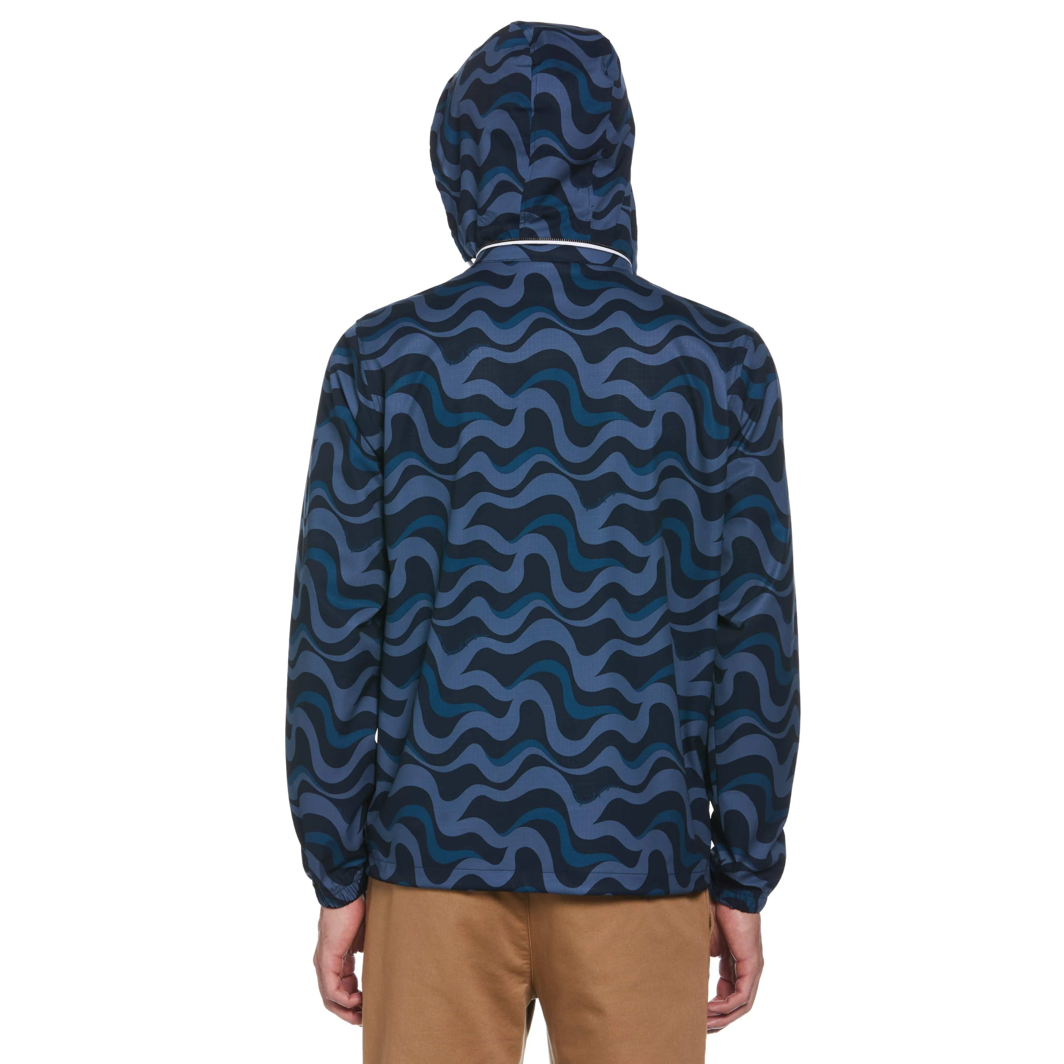 Wavy Print Ripstop Jacket
