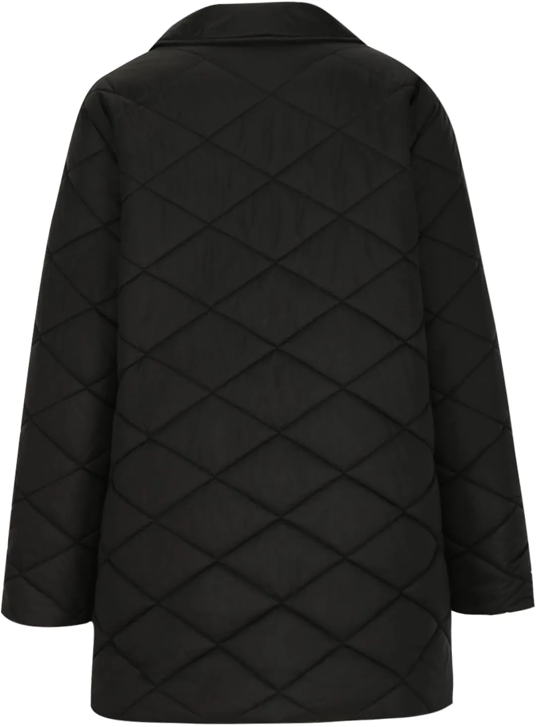 Womens Quilted Jacket Lightweight Puffer Jacket Button Down Winter Jacket Warm Insulated Jackets Padded Jacket